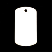 Dog Tag Style ID Tags (3 tags w/ chain)