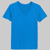 Ladies’  Junior Fine Jersey V-Neck Longer Length T-Shirt