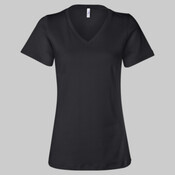 Women's Relaxed Short Sleeve Jersey V-Neck Tee
