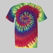 Multi-Color Spiral Short Sleeve T-Shirt