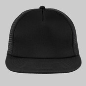 Flat Bill Snapback Trucker Cap